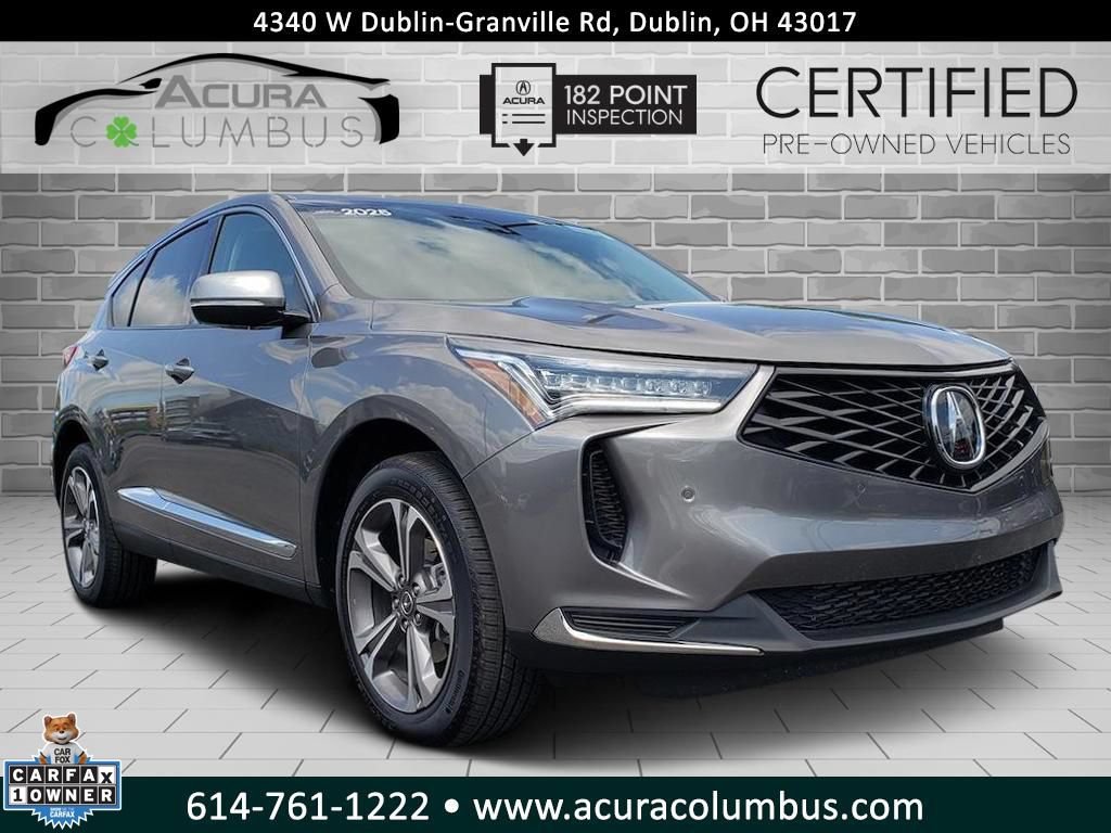 Certified 2025 Acura RDX SH-AWD w/ Technology Package