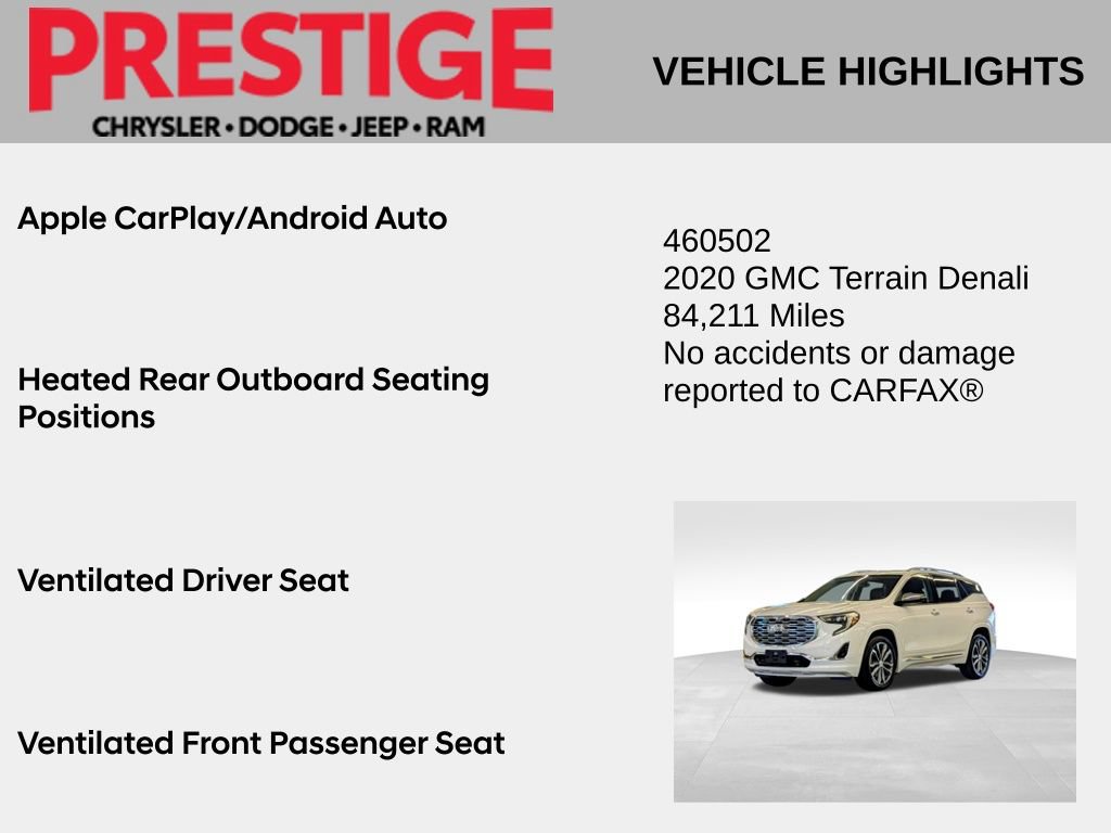 Used 2020 GMC Terrain Denali w/ Denali Premium Package FWD image 6