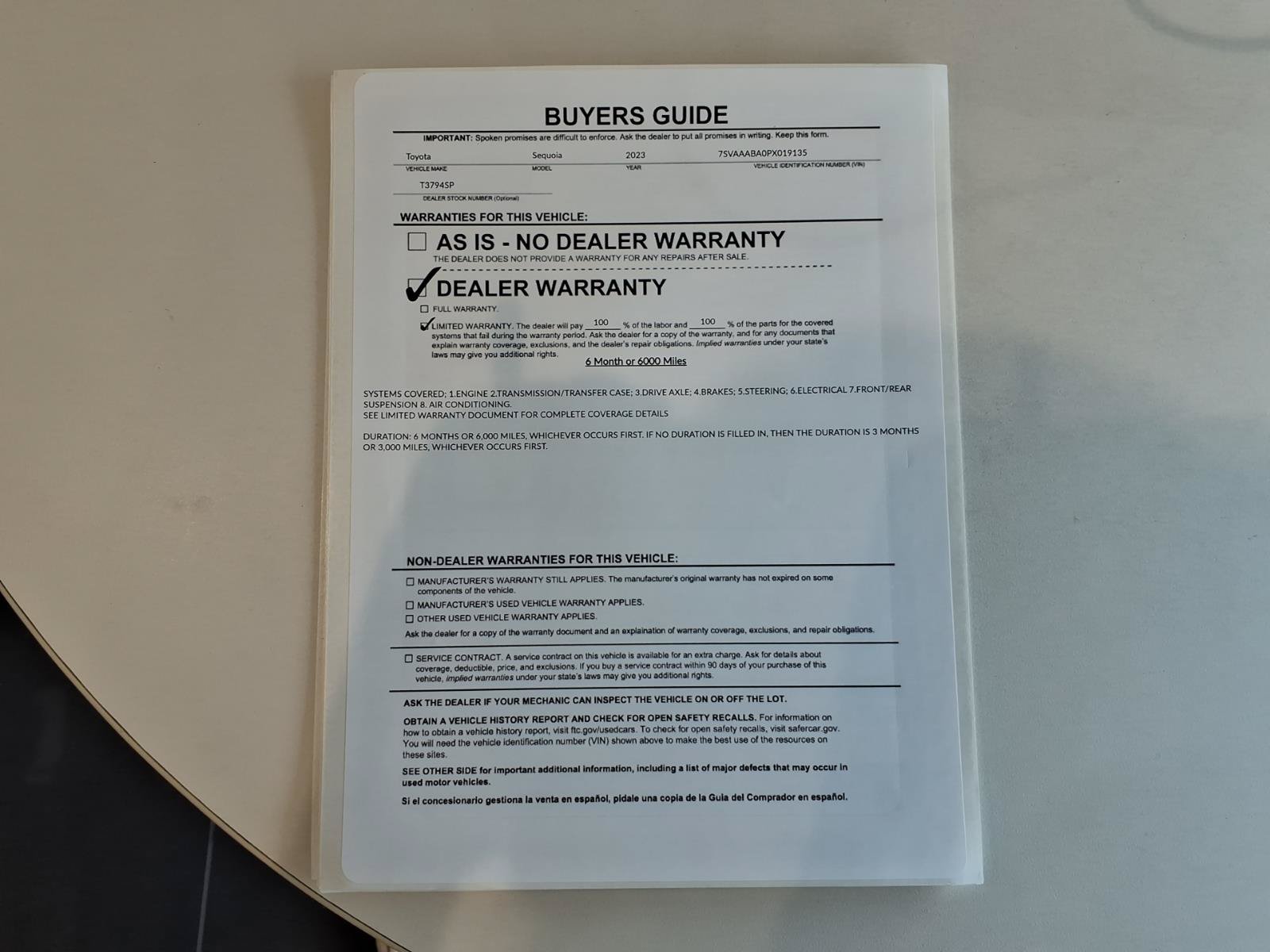 Certified 2023 Toyota Sequoia Capstone AWD/4WD image 33