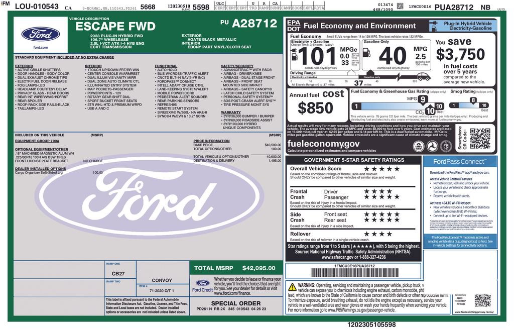 Used 2023 Ford Escape SE FWD image 3