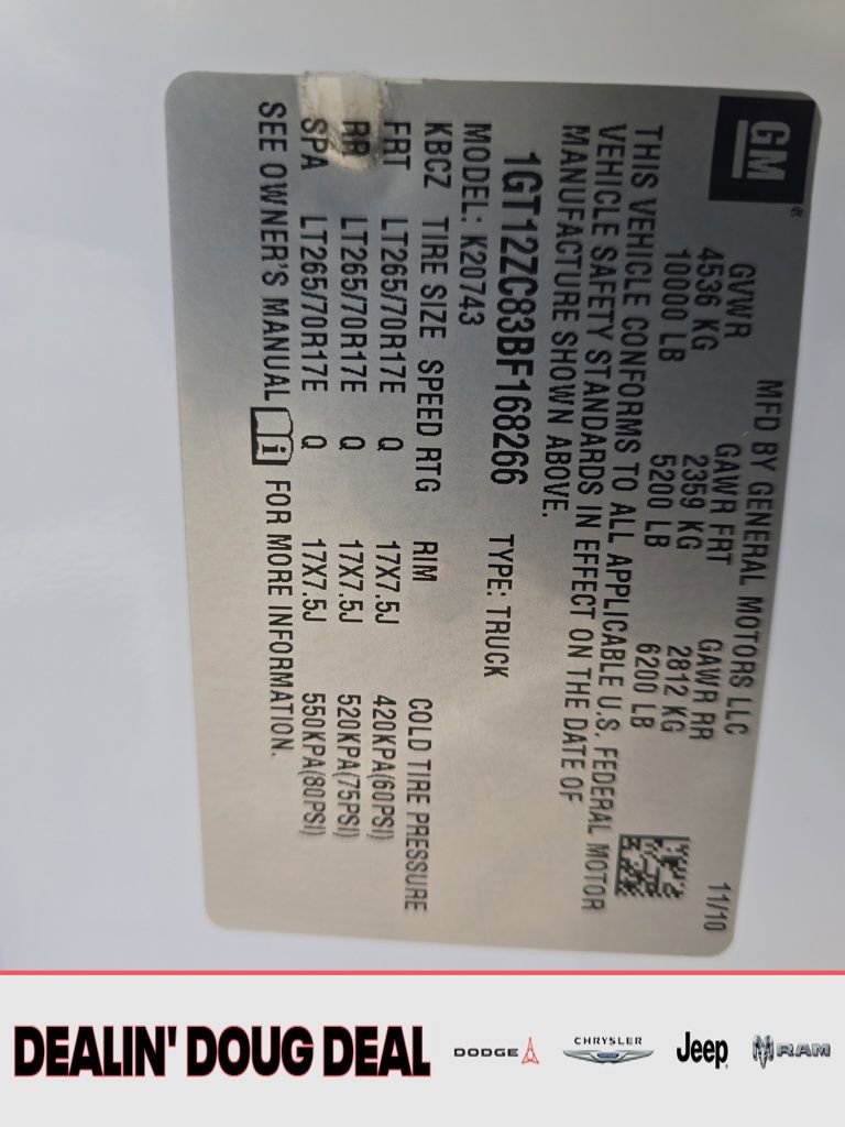 Used 2011 GMC Sierra 2500 W/T image 27