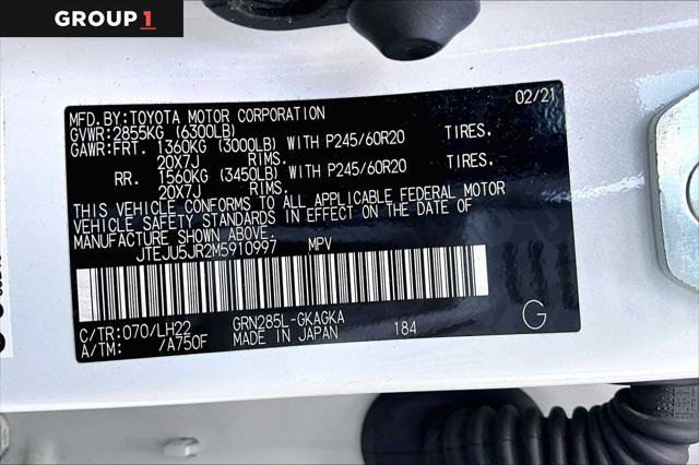 Certified 2021 Toyota 4Runner Nightshade AWD/4WD image 37