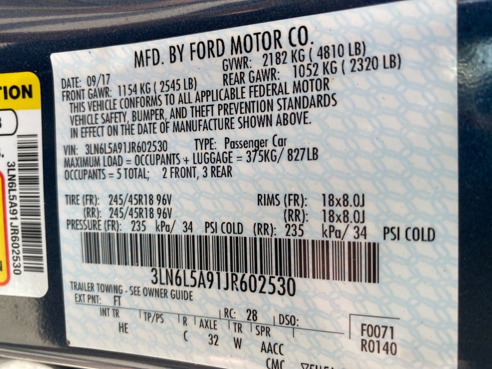 Used 2018 Lincoln MKZ Premiere FWD image 39