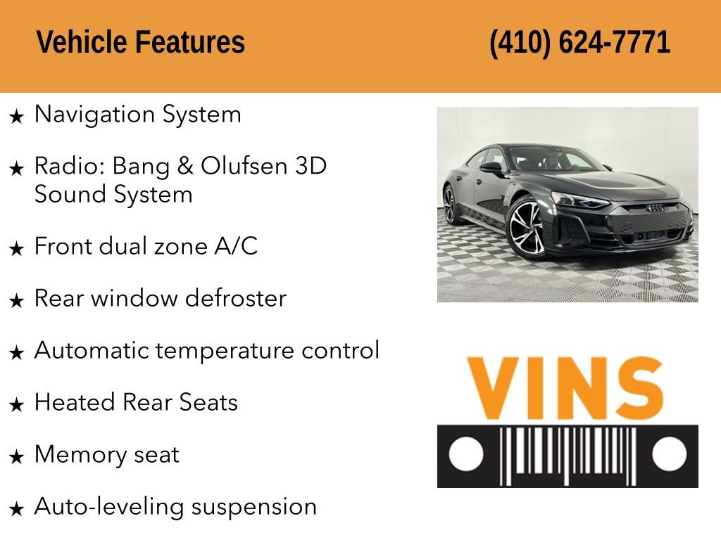 Used 2023 Audi e-tron GT Premium Plus w/ Performance Package AWD/4WD image 5