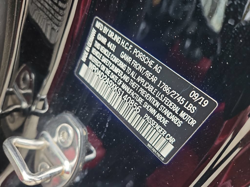 Certified 2019 Porsche 911 Turbo AWD/4WD image 14