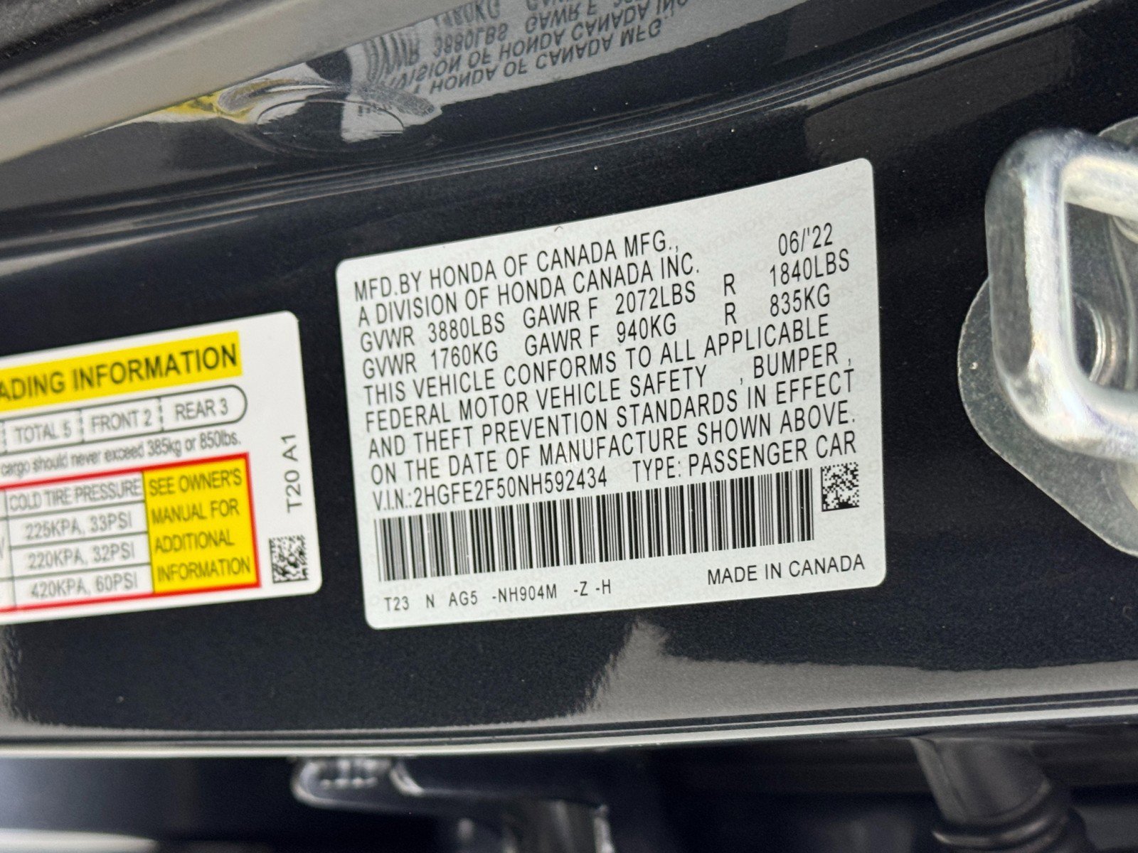 Used 2022 Honda Civic Sport image 38