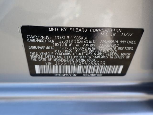Certified 2023 Subaru Crosstrek 2.5i Limited AWD/4WD image 46