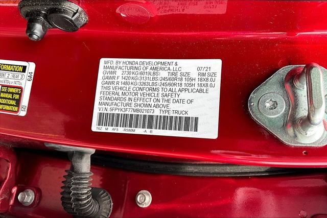 Used 2021 Honda Ridgeline RTL-E image 20