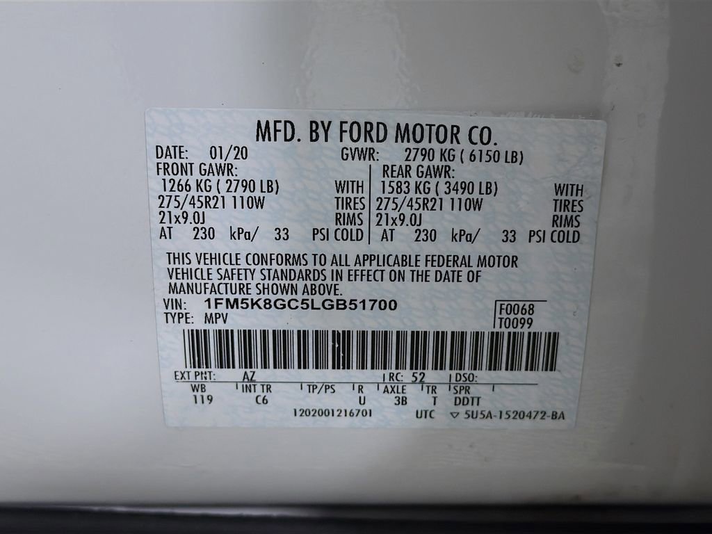 Used 2020 Ford Explorer ST w/ ST Street Pack image 36