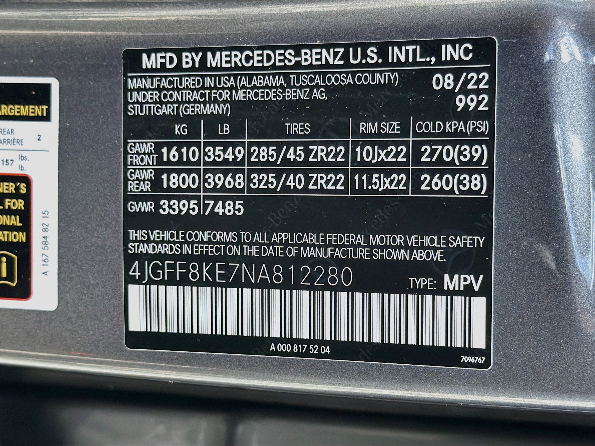 Used 2022 Mercedes-Benz GLS 63 AMG 4MATIC w/ Warmth & Comfort Package image 47