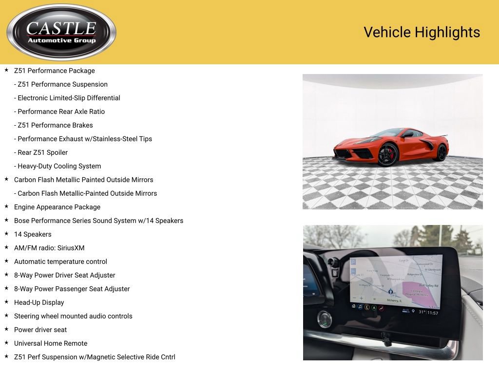 Used 2020 Chevrolet Corvette Stingray Preferred Cpe w/ 2LT Preferred Equipment Group image 7