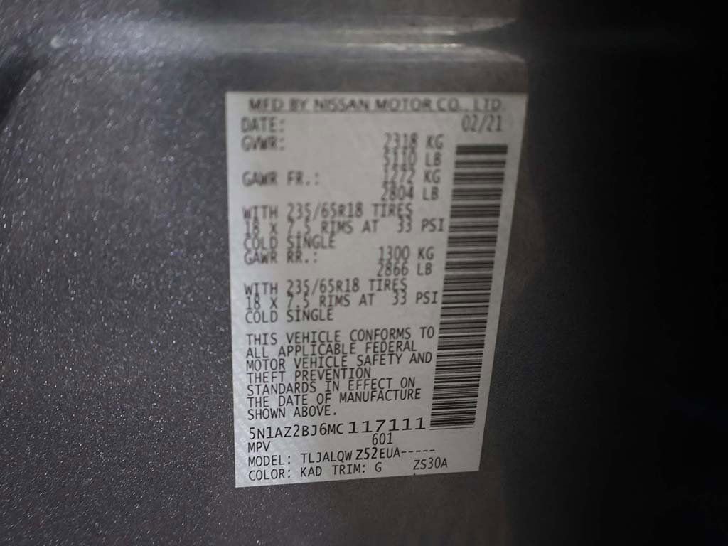 Used 2021 Nissan Murano SV FWD image 47