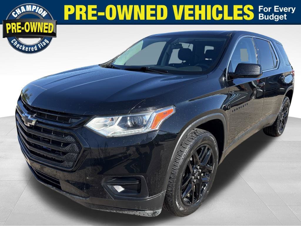 Used 2021 Chevrolet Traverse LS w/ LPO, Blackout Package