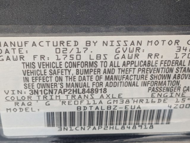 Used 2017 Nissan Versa SV w/ SV Special Edition Package image 15