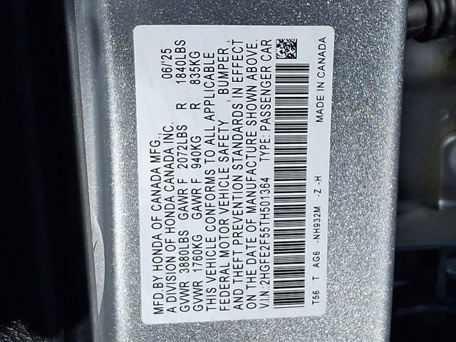 Used 2026 Honda Civic Sport image 27