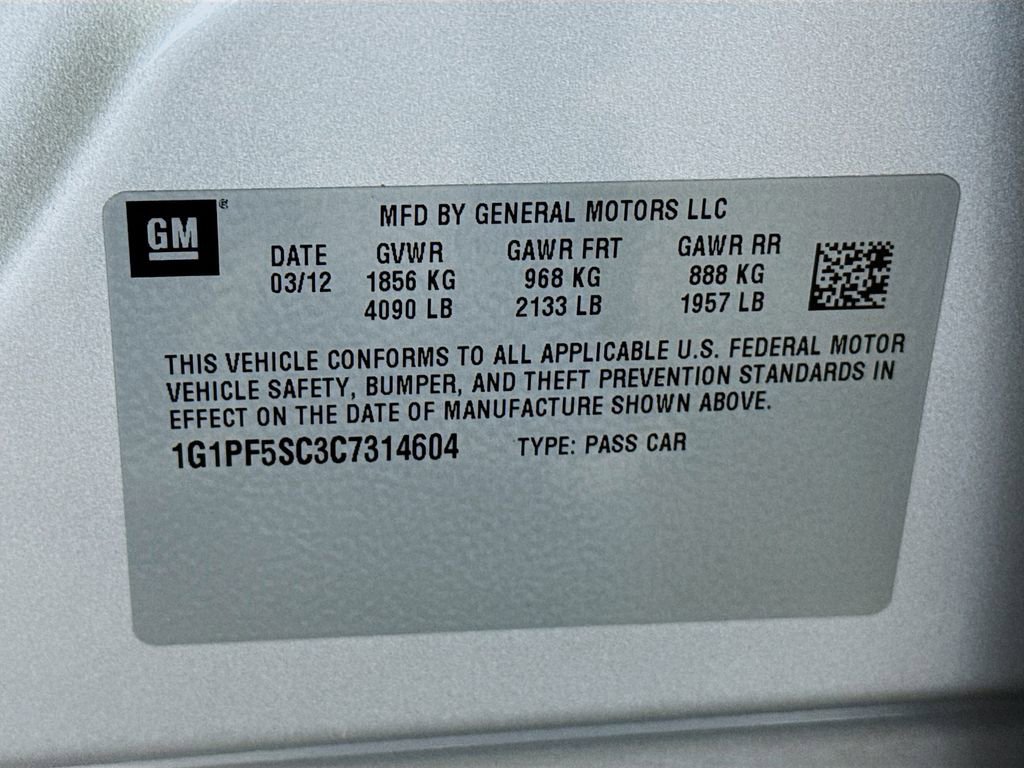 Used 2012 Chevrolet Cruze LT image 34