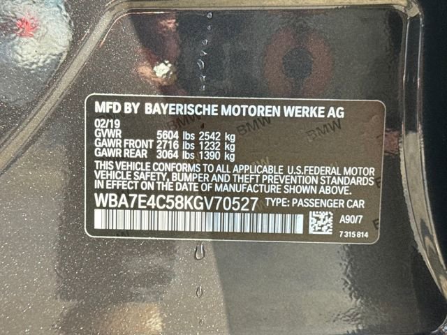 Used 2019 BMW 740i xDrive w/ Executive Package image 28