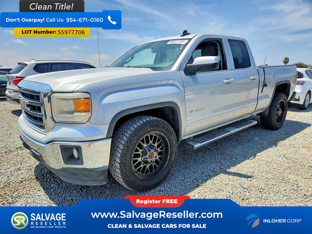 Used 2015 GMC Sierra 1500 SLE w/ SLE Value Package RWD image 1