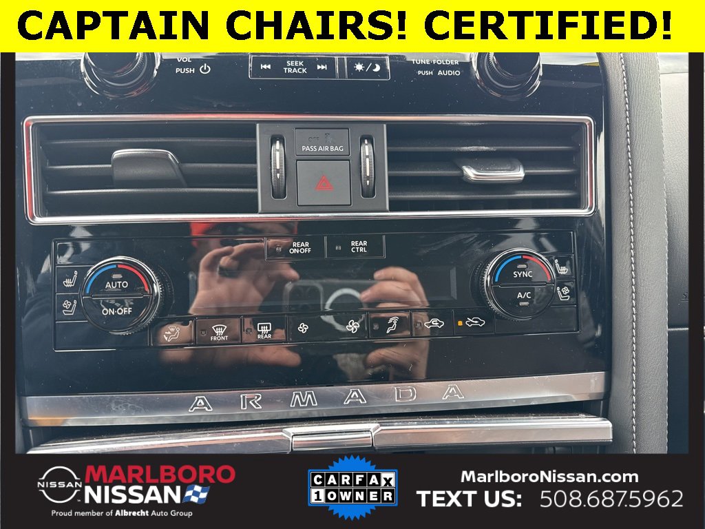 Certified 2024 Nissan Armada Platinum w/ Captain's Chairs Package image 35
