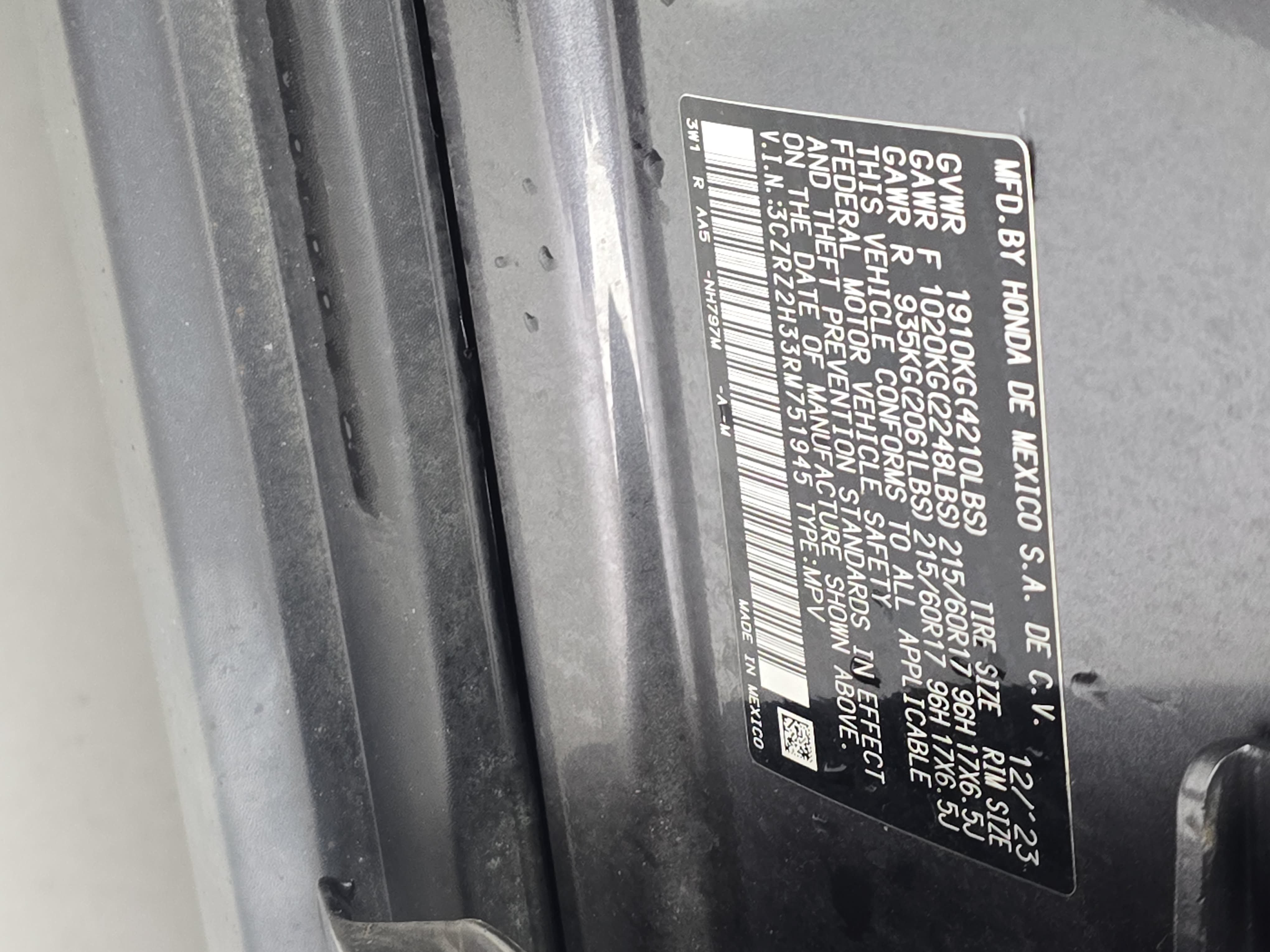 Used 2024 Honda HR-V LX image 34