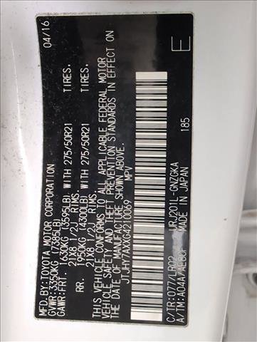 Used 2016 Lexus LX 570 4WD w/ Luxury Package image 27