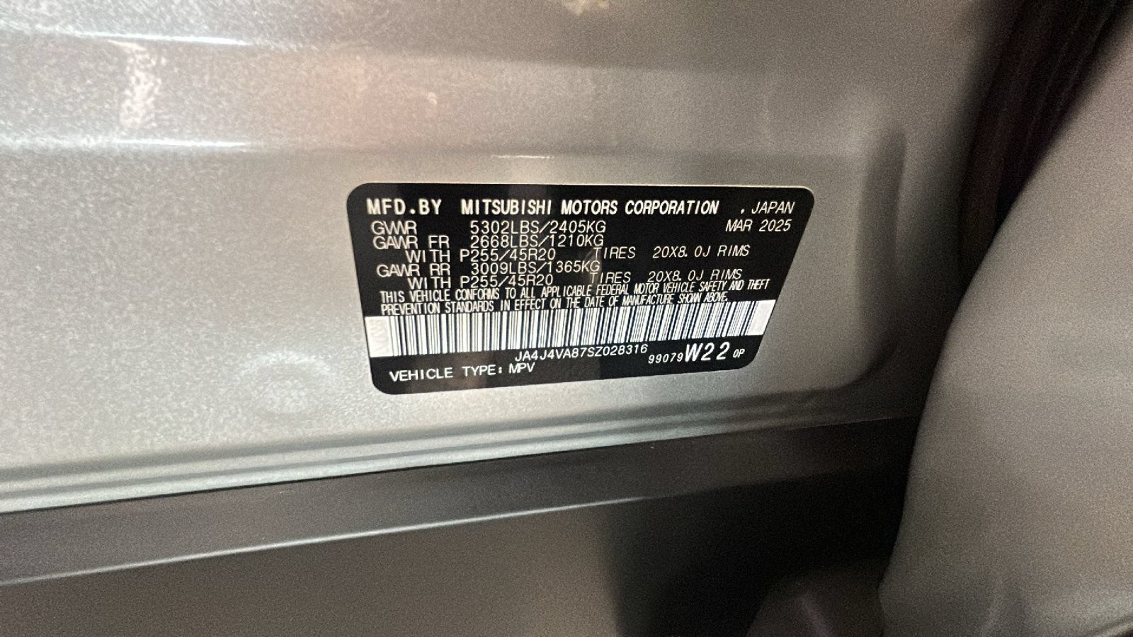 Used 2025 Mitsubishi Outlander SE AWD/4WD image 10