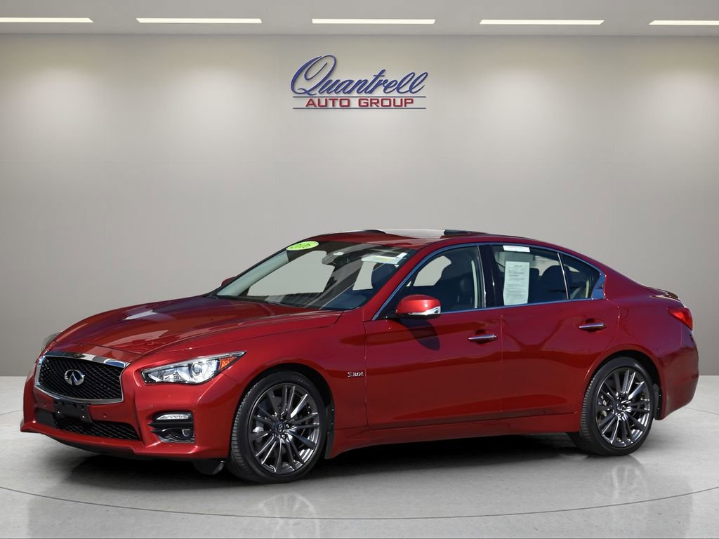 Used 2016 INFINITI Q50 Red Sport 400 AWD/4WD image 8