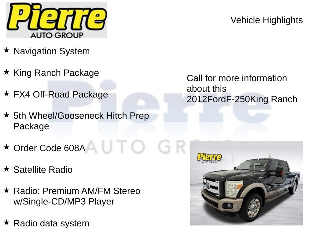 Used 2012 Ford F250 King Ranch AWD/4WD image 16