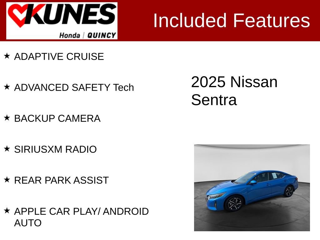 Used 2025 Nissan Sentra SV FWD image 2