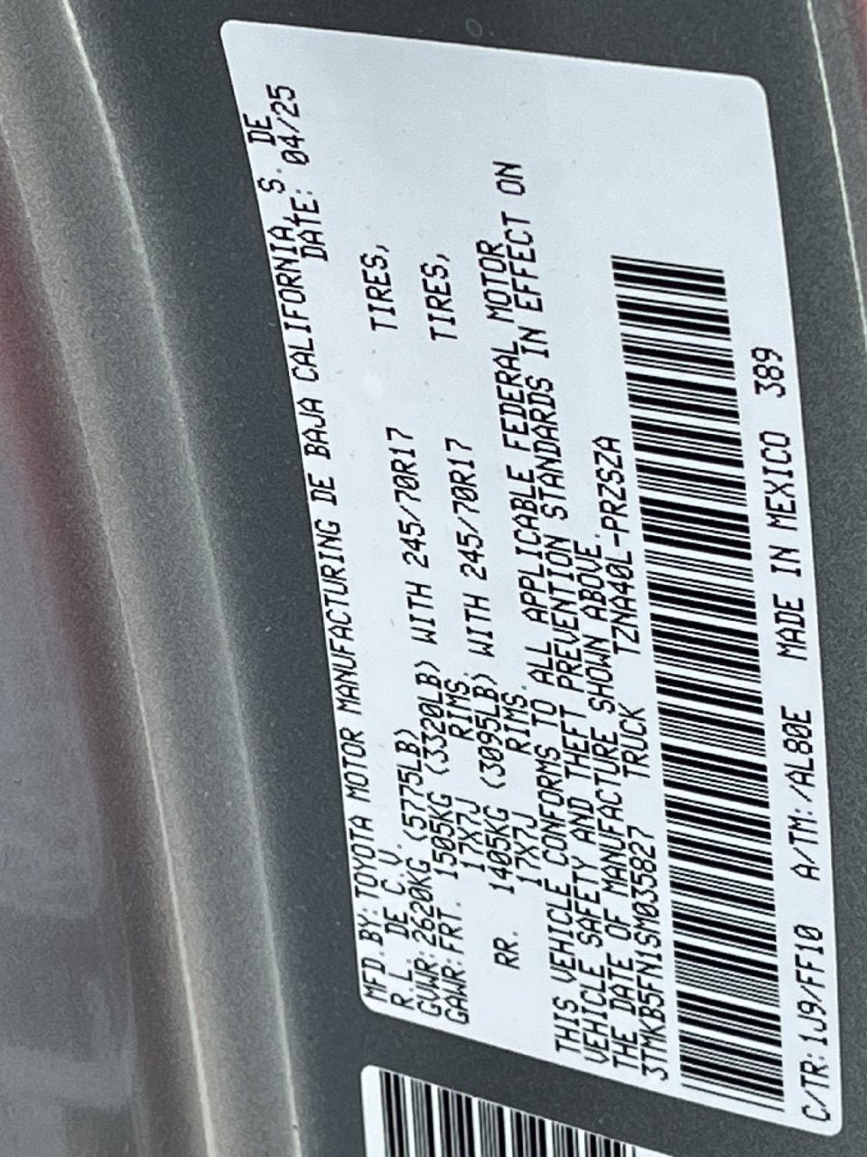 Used 2025 Toyota Tacoma SR5 RWD image 29