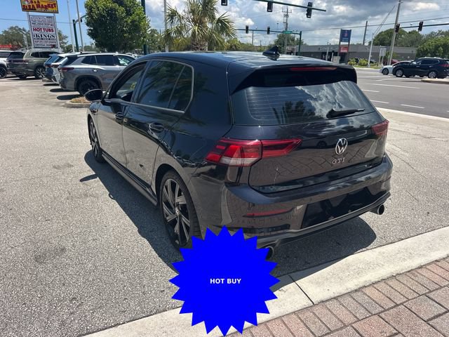 Certified 2023 Volkswagen GTI SE w/ Black Wheel Package FWD image 9