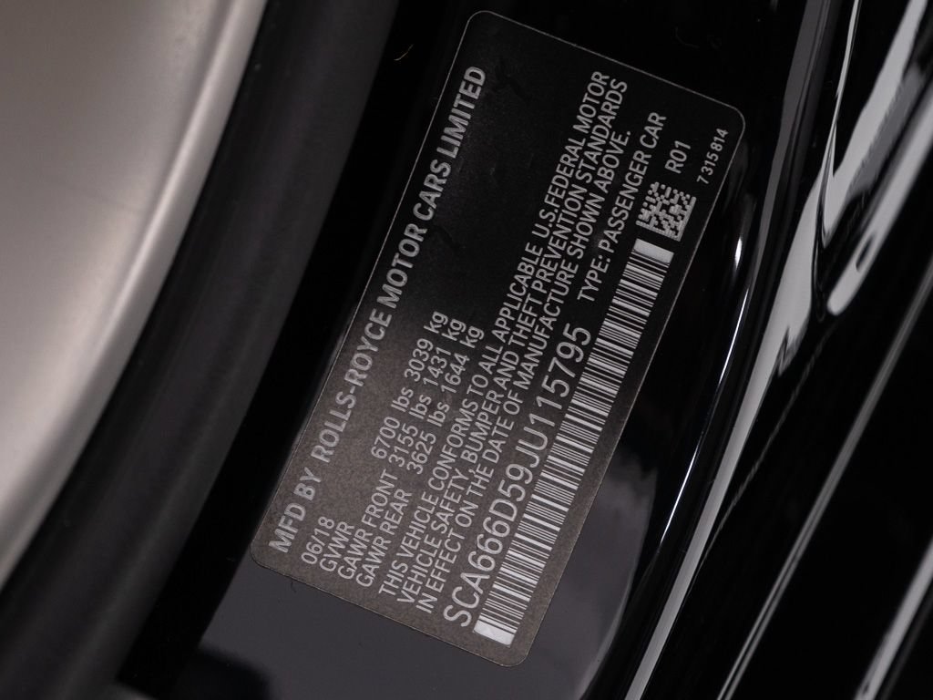 Certified 2018 Rolls-Royce Dawn RWD image 57