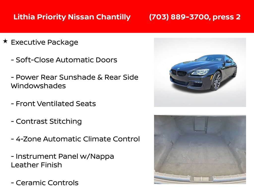 Used 2016 BMW 650i Gran Coupe RWD image 12