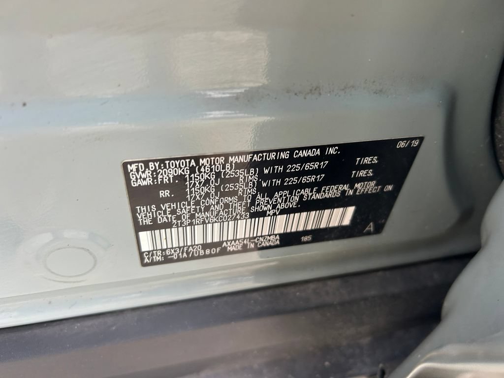Used 2019 Toyota RAV4 XLE w/ Convenience Package AWD/4WD image 10