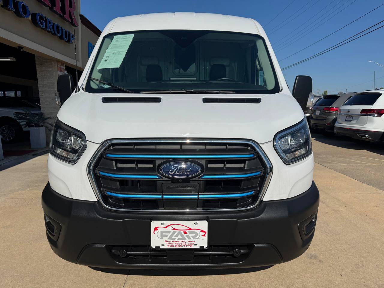 Used 2022 Ford E-Transit Medium Roof w/ Load Area Protection Package RWD image 2