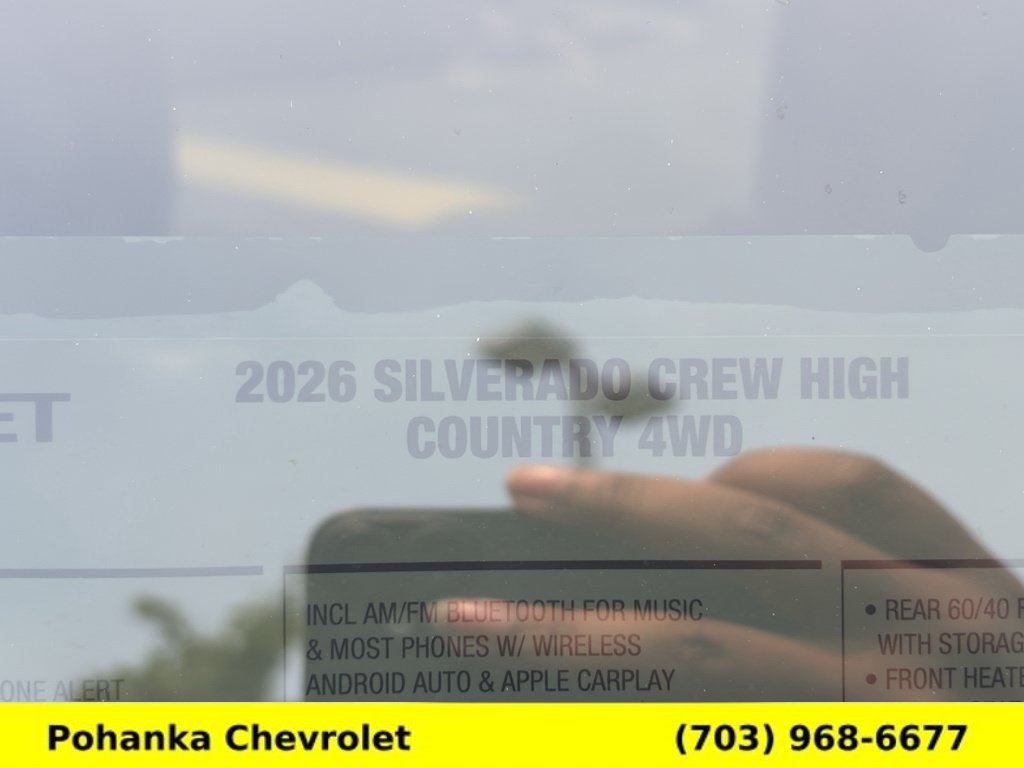 New 2026 Chevrolet Silverado 1500 High Country w/ Midnight Edition AWD/4WD image 33