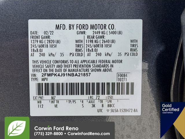 Certified 2022 Ford Edge SEL w/ Convenience Package image 36