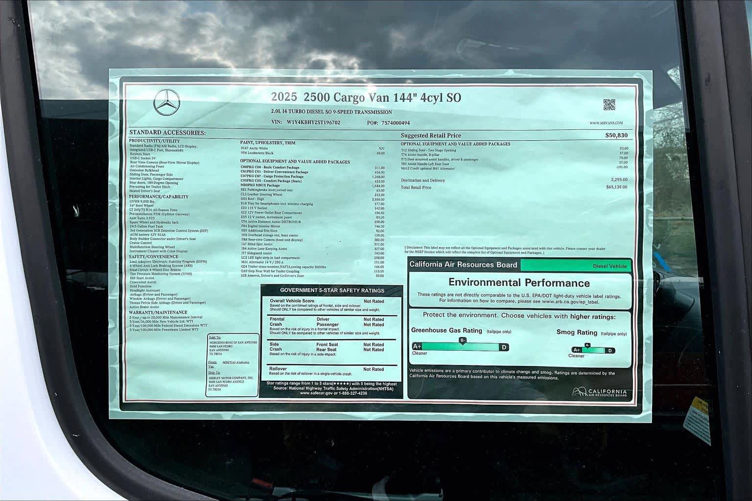 New 2025 Mercedes-Benz Sprinter 2500 image 22