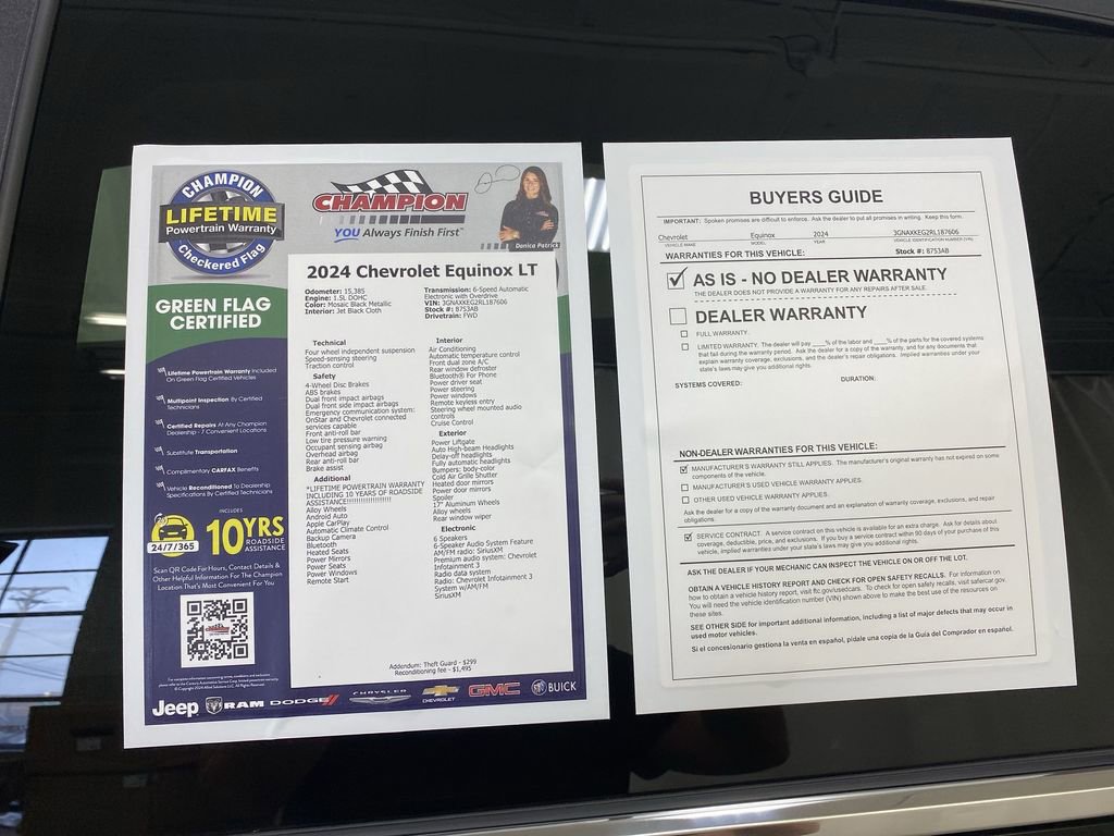 Certified 2024 Chevrolet Equinox LT FWD image 44