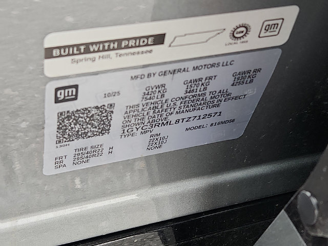 Certified 2026 Cadillac Vistiq Sport w/ LPO, Floor Liner Package AWD/4WD image 27