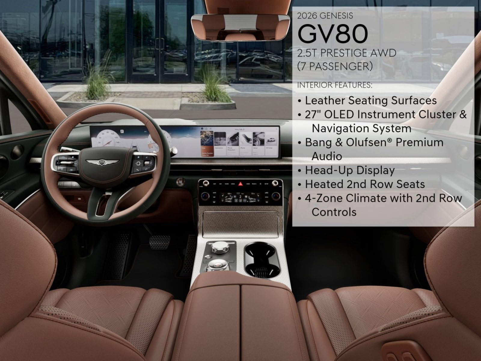 New 2026 Genesis GV80 2.5T Prestige AWD/4WD image 15