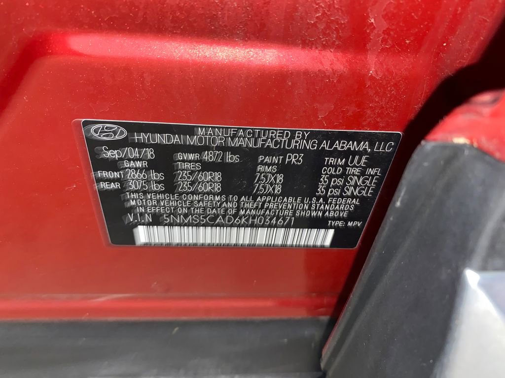 Used 2019 Hyundai Santa Fe Limited AWD/4WD image 30