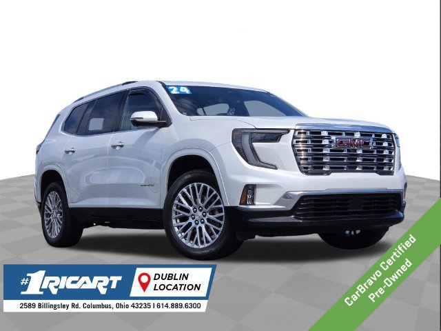 Certified 2024 GMC Acadia Denali w/ LPO, Floor Liner Package
