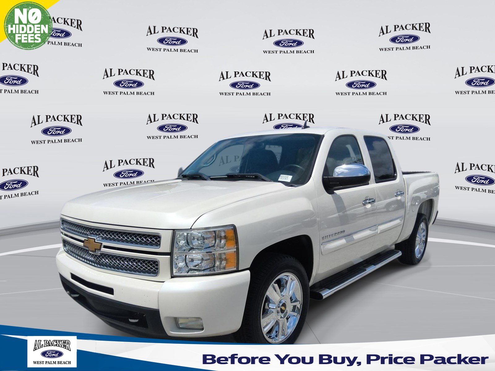 Used 2013 Chevrolet Silverado 1500 LTZ w/ LTZ White Diamond Edition RWD image 1