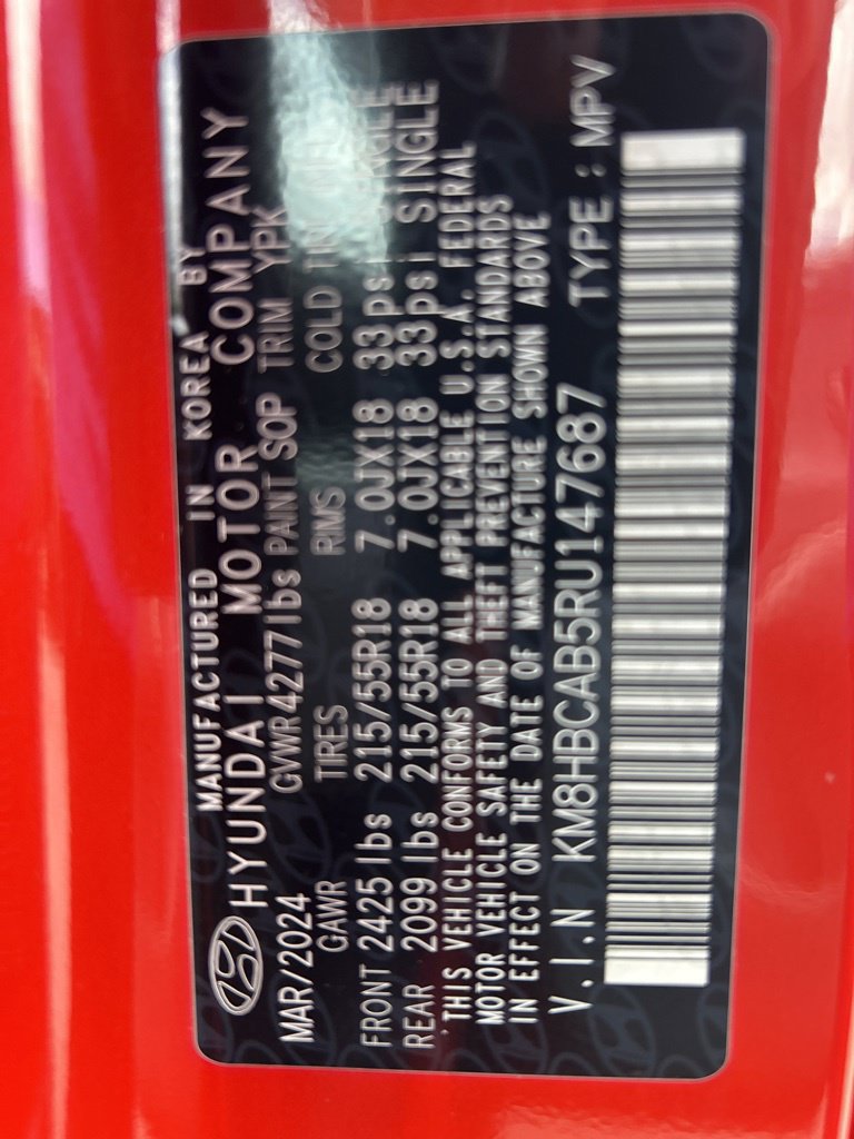 Used 2024 Hyundai Kona SEL AWD/4WD image 44