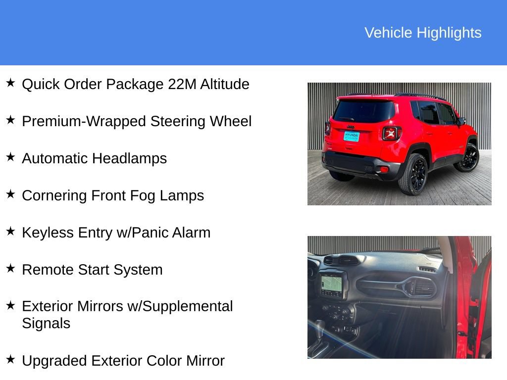Used 2023 Jeep Renegade Altitude AWD/4WD image 5