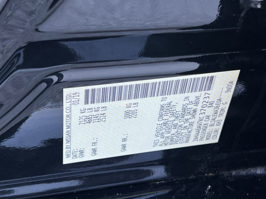 Used 2019 Nissan Maxima 3.5 SL w/ Floor Mat Group FWD image 30