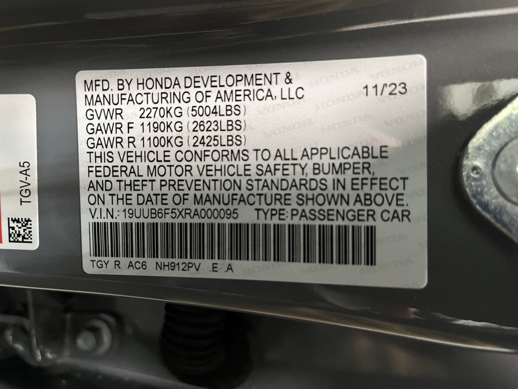Certified 2024 Acura TLX SH-AWD w/ A-SPEC Pkg image 24