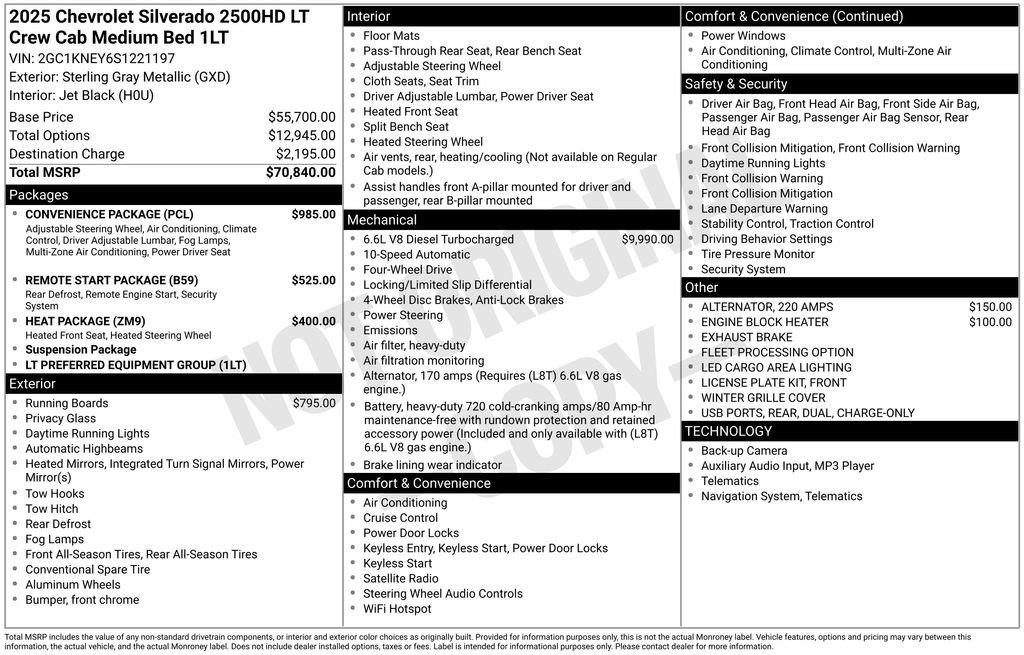 Certified 2025 Chevrolet Silverado 2500 LT w/ Convenience Package AWD/4WD image 33