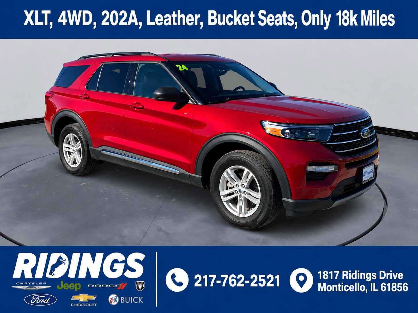 Used 2024 Ford Explorer XLT w/ Equipment Group 202A
